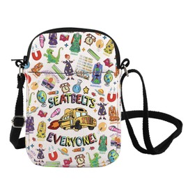 Magic Cartoon Merch Seatbelts Everyone Crossbody Bag Bus Driver Gift Magic Bus Driver Job Pride Gift (EVERYONE CB)