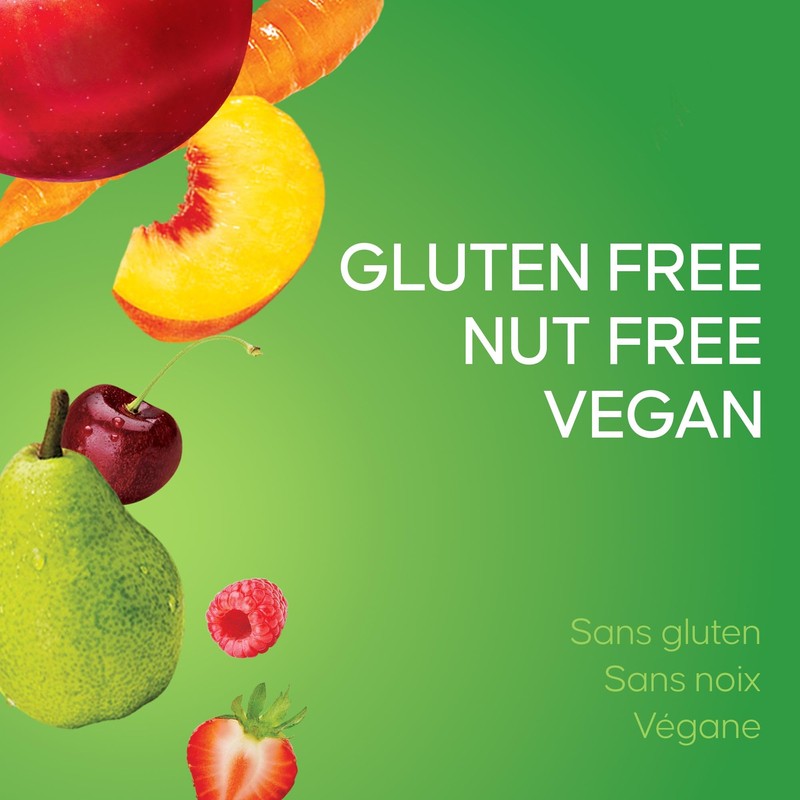 SunRype FruitSource Veggie 100% Fruit and Vegetable Bar Snack Variety