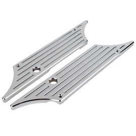 XFMT Chrome Billet Saddlebag Latch Cover For Harley Road King Electra Glide 1993-2013