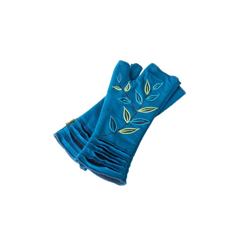 Vishes - Alternative Clothing - Embroidered Women's Gloves with Thumb
