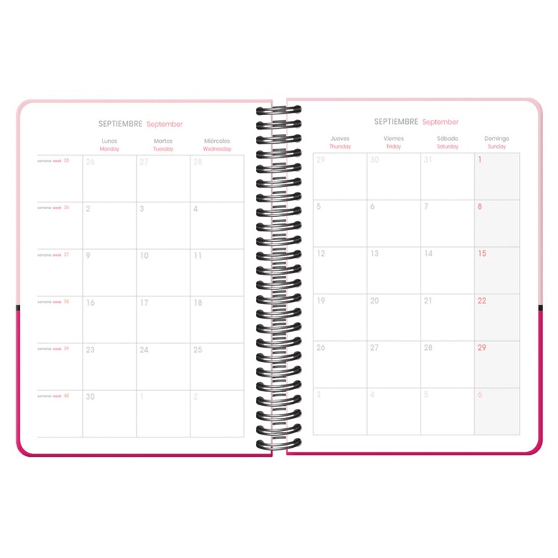 Dohe - A5 Academic Diary 2023-2024 - Week to View