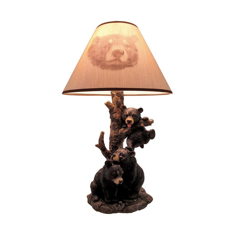 Bear Follies Lamp 21" Tall - Bear Decor