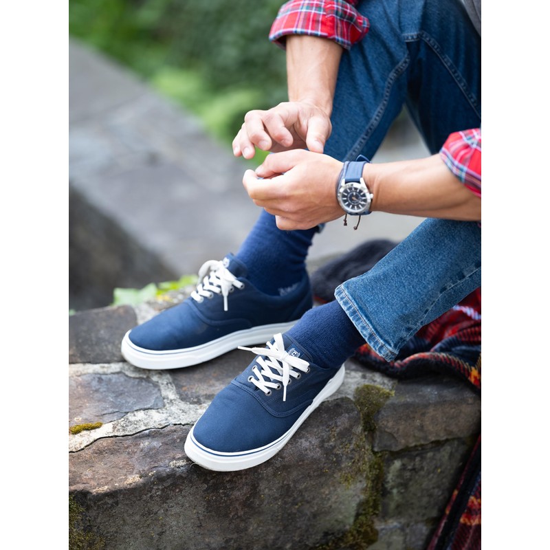 Chaps Men's Solid Color Casual True Rib Crew Socks-1-6 Packs-Cotton