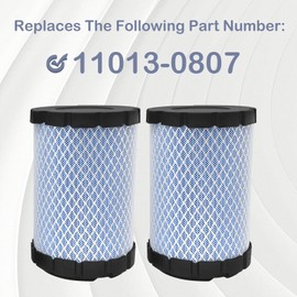 2PCS 11013-0807 Air Filter Compatible with Kawasaki FT691V FT730V FT730 FT651V 4 Stroke Engine Lawn Mower