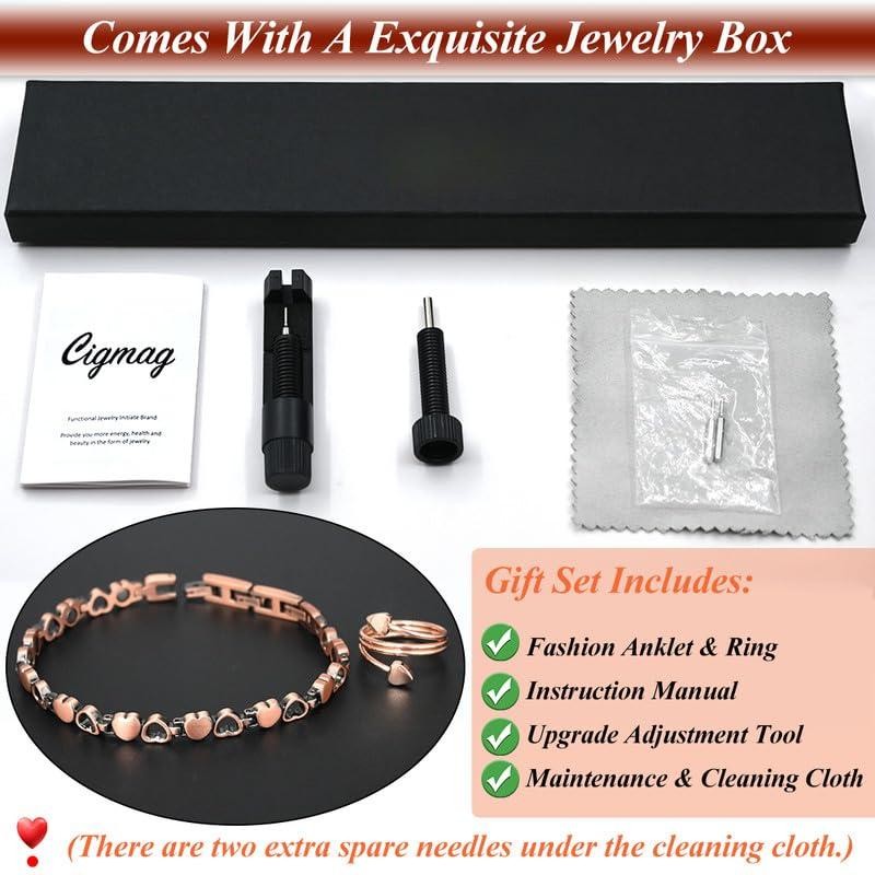 Copper Anklet for Women Ultra Magnets - Magnetic Ankle 99%