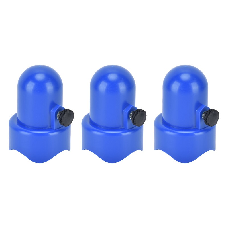 10Pcs Trampoline Enclosure Pole Cap with Screw Thumb Safety Rail
