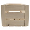 WooDeeDoo Small Wooden Storage Slatted Crate Box | 24.5 x