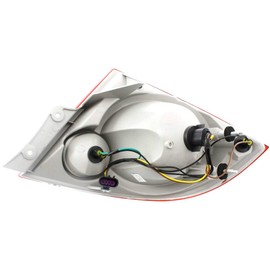 For 2005-2010 Chevy Cobalt Pair Rear Tail Lights Driver and Passenger Side Sedan GM2800190 GM2801190-For 25823649 25823650