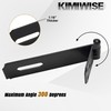 KIMIWISE 1 Pack Door Locks Hasp Latch, 7-1/2 Inch Stainless
