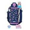 Thermos FJJ-801WF NVPL Vacuum Insulated 2-Way Bottle, Navy Purple, Direct