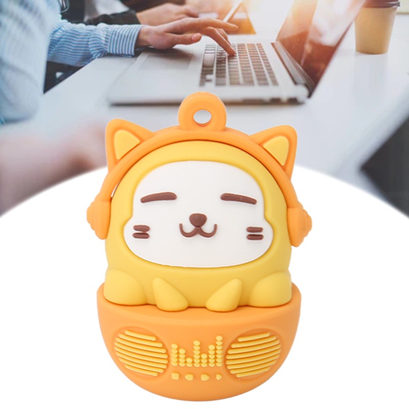 Cartoon Flash Drive PVC USB2.0 Cat Pattern Plug and Play