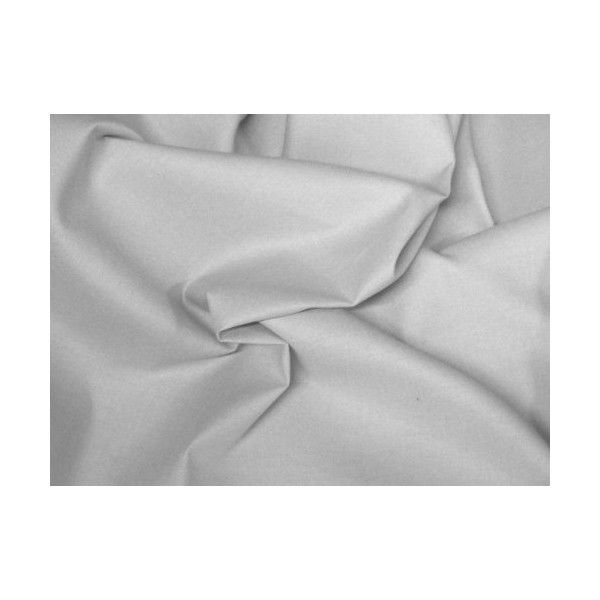 White Cotton Fabric 45" Wide by The Yard