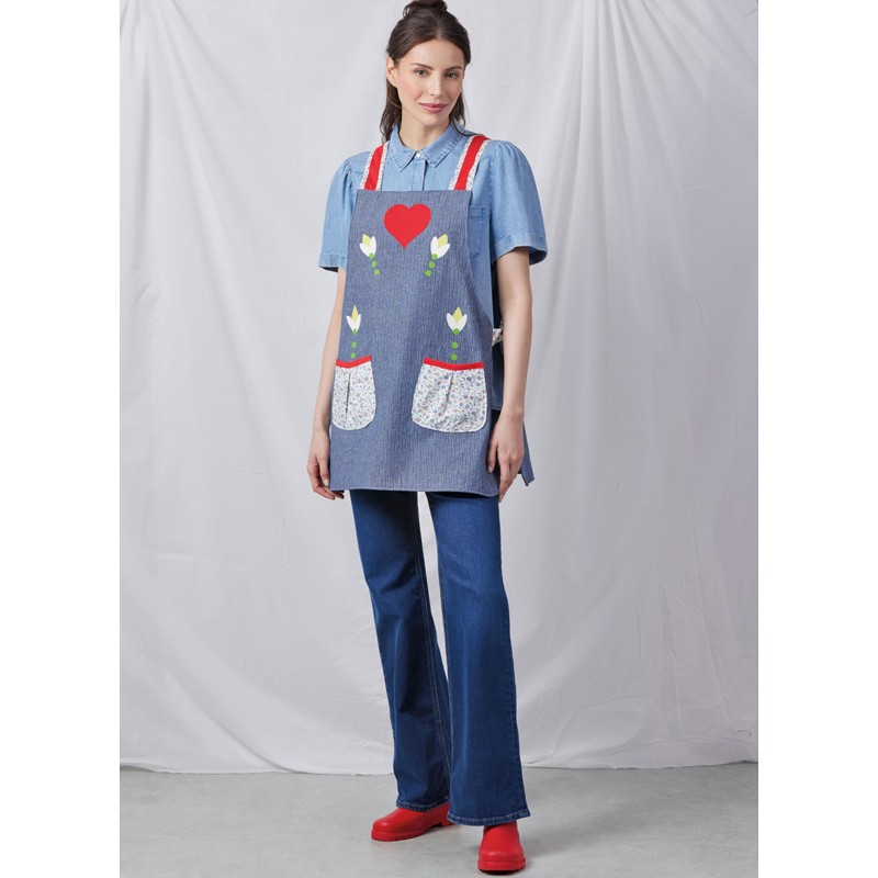 SIMPLICITY Sewing Pattern SS3119A Children and Misses' Aprons and Kitchen