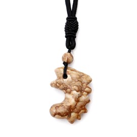 GOLD STONE Himekawa Medicinal Stone Magatama Large Mane Necklace Made in Itoigawa, Niigata Prefecture, Made in Japan, Natural Stone, Power Stone, Healing, Healing, Present, Healing, Stylish, Made in