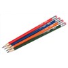 School Smart Traditional No 2 Pencils, Assorted Colors, Pack of