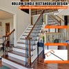 ITEVE.GD Wrought Iron Balusters - 10Pack,Hollow Double Twist Iron Spindles,Decorative
