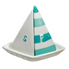 Salt Pepper Set Sail Boat Ceramic Novelty Kitchen Seaside Nautical