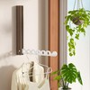 dancrul Natural Wood Folding Clothes Hanger Rack for Laundry Room,