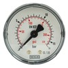 Fittingstore - 50 mm horizontal pressure gauge G 1/4 inch