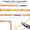 JOYLIT 24V COB LED Strip Lights 2700K Warm White Waterproof