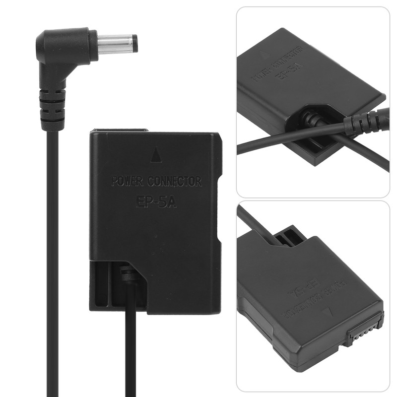 DC to ENEL14 Full Decoder Dummy Battery for Nikon D3400/D5200/D7100/D5100