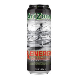 Arizona Rx Energy Watermelon, Herbal Tonic, 130mg of Natural Caffeine 12 Pack