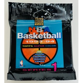 1993-94 Topps Stadium Club Basketball Series 1 JUMBO sealed (1) Pack - Vintage!!