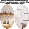 12PCS No-Drill Screw Stickers, Reusable Adhesive Hooks, Removable Nail Free