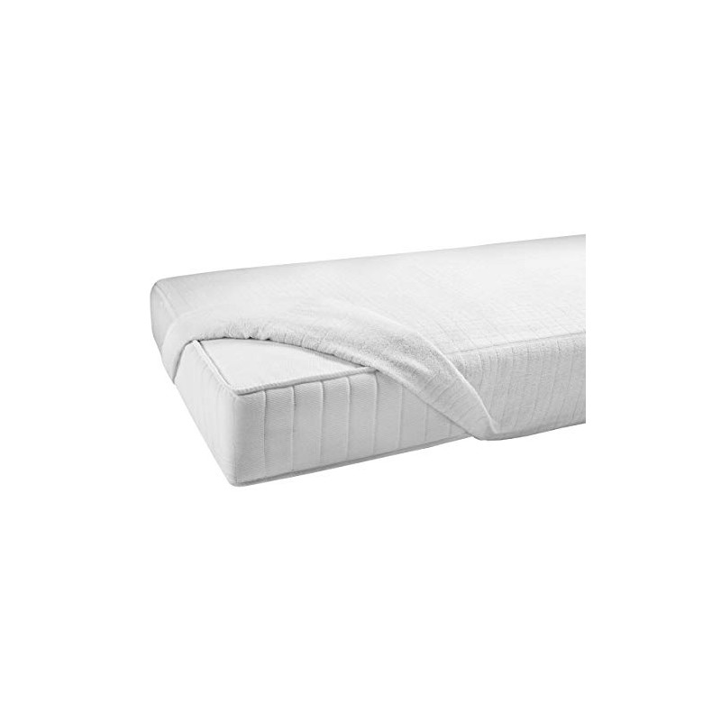 Gabel - Bianco Jersey and Cotton Mattress Protector 90 x