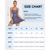PERSIT Women Tennis Dress Athletic Wrokout Dress Golf with Built