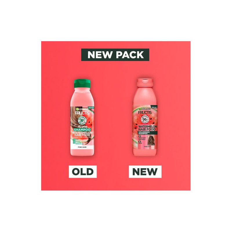 Garnier Fructis Hair Food Volumising Watermelon Shampoo 350ml
