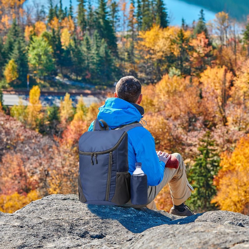 Yoolly Lightweight Foldable Backpack, Small Hiking Rucksack, Waterproof Packable Backpack