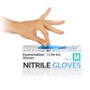 KINGFA Pack of 100 Disposable Nitrile Gloves Dust Free (100,