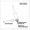 VMS RACING Anti-Theft Purple 8" TrueSpike Billet Short Stubby Antenna