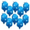 Gadpiparty 5sets Cube Foil Dice Balloons Birthday Party Decorations Blue