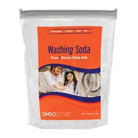 Washing Soda for Laundry 5 lb. Sodium Carbonate (Soda Ash) 99.95% Purity