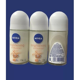 NIVEA Brightening antibakteri  Roll -On { 3PK } 0 Alcohol 48h protection 50 ml