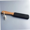 Mikinona Foot File Callus Remover Wooden Handle Foot Scraper for