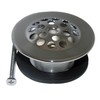 LASCO 03-5003 Bathtub Drain Shoe Strainer 1 1/4 Inch Chrome Plated