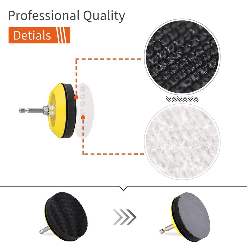 279 Pack 2/3 inch Versatile Sanding Discs Pad Kit for