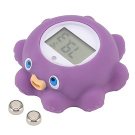 Baby Bath Thermometer Floating Toy Infant Bath Safety Water Temperature Tester with Intelligent Timing Alarm Function