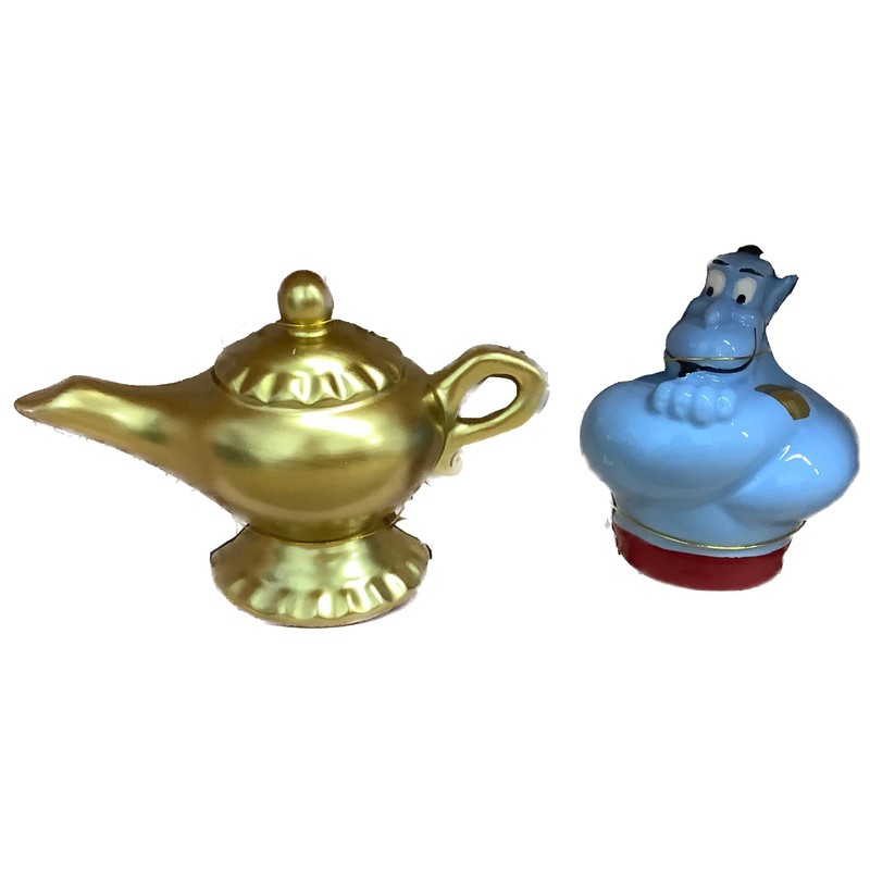 Aladdin Blue Genie & Magic Lamp Salt & Pepper Shaker