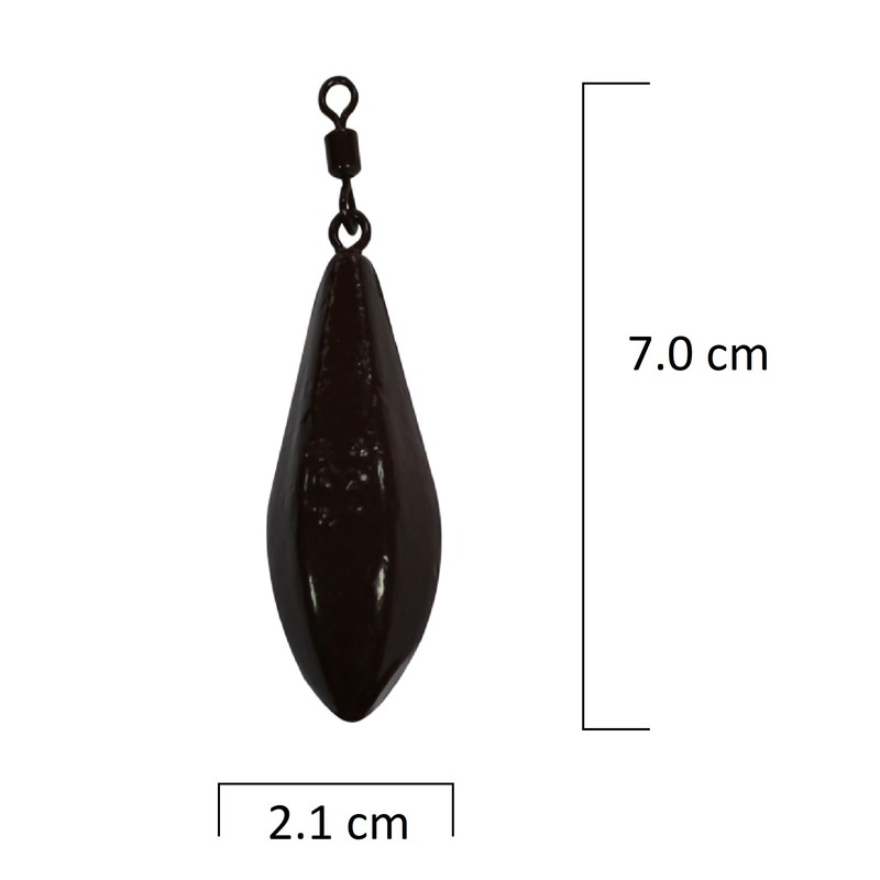 Filstar Long Cast Distance Lead Carp Lead with Swivel Base