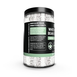 PURE ORIGINAL INGREDIENTS White Kidney Bean Extract (730 Capsules) No Magnesium Or Rice Fillers, Always Pure, Lab Verified