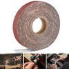 Emery Cloth Roll,60 Grit Continuous Sandpaper Roll 1" x 82
