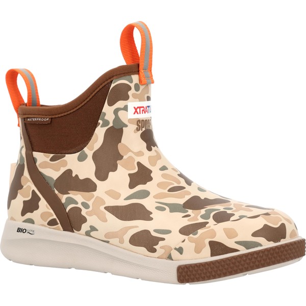 Xtratuf Women's 6 in Ankle Deck Boot Sport, Duck Camo,