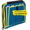 Five Star® Zipper 3-Ring Binder With Expanding File, 2" Round