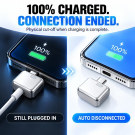 140W USB-C Auto-Disconnect Charging Adapter for Type-C Devices – Full-Charge Automatic Power Cutoff for Everyday Charging