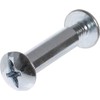 The Hillman Group 44804 1-1/4-Inch Posts with Steel Screw, 15-Pack,