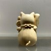 Wooden Sculpture Buddha Statue [Maneki Neko Seven Lucky Gods] Cypress